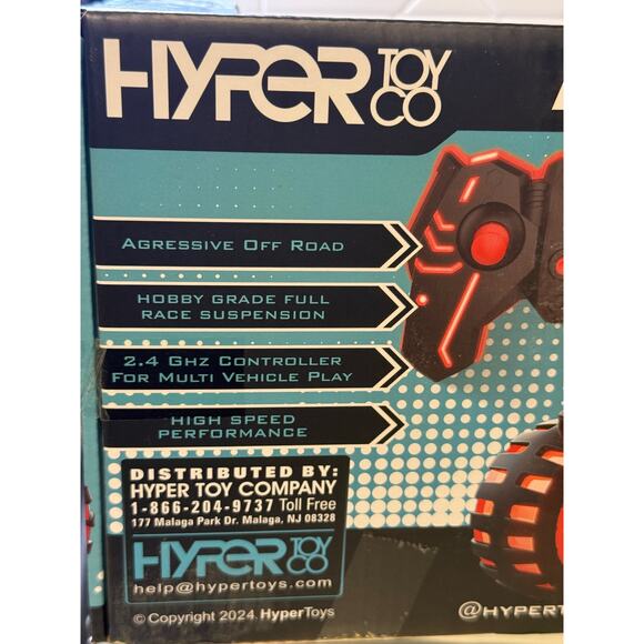 Hyper Toy Co. 1:20 Scale RC Monster Cool Lighting Truck Remote Control - NEW - Picture 9 of 9